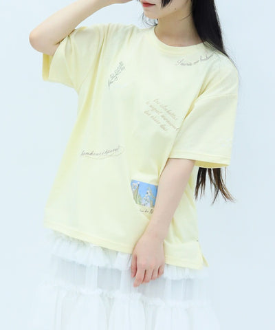 Quick-Dry Random Suzuran Embroidery T-Shirt