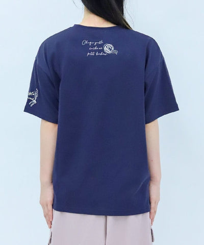 Quick-Dry Random Suzuran Embroidery T-Shirt