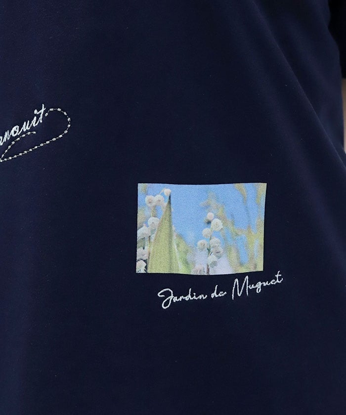 Quick-Dry Random Suzuran Embroidery T-Shirt