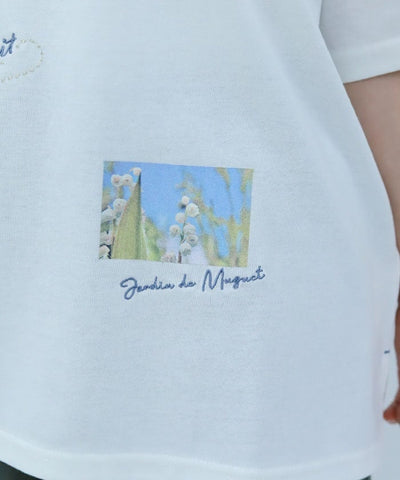 Quick-Dry Random Suzuran Embroidery T-Shirt