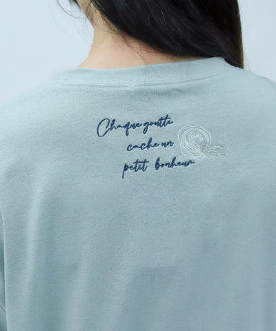 Quick-Dry Random Suzuran Embroidery T-Shirt
