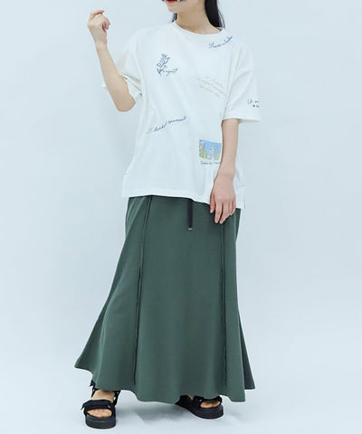 Quick-Dry Random Suzuran Embroidery T-Shirt