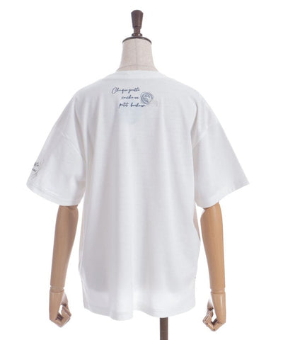 Quick-Dry Random Suzuran Embroidery T-Shirt
