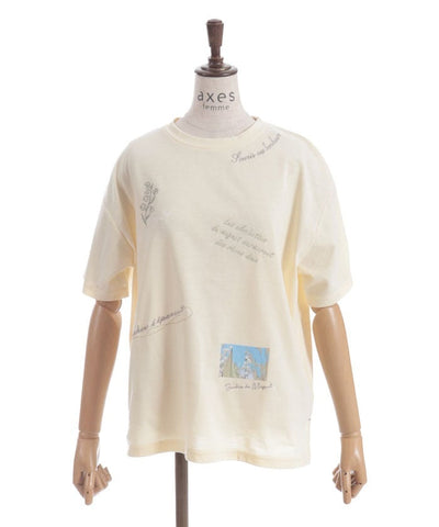 Quick-Dry Random Suzuran Embroidery T-Shirt