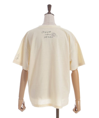 Quick-Dry Random Suzuran Embroidery T-Shirt