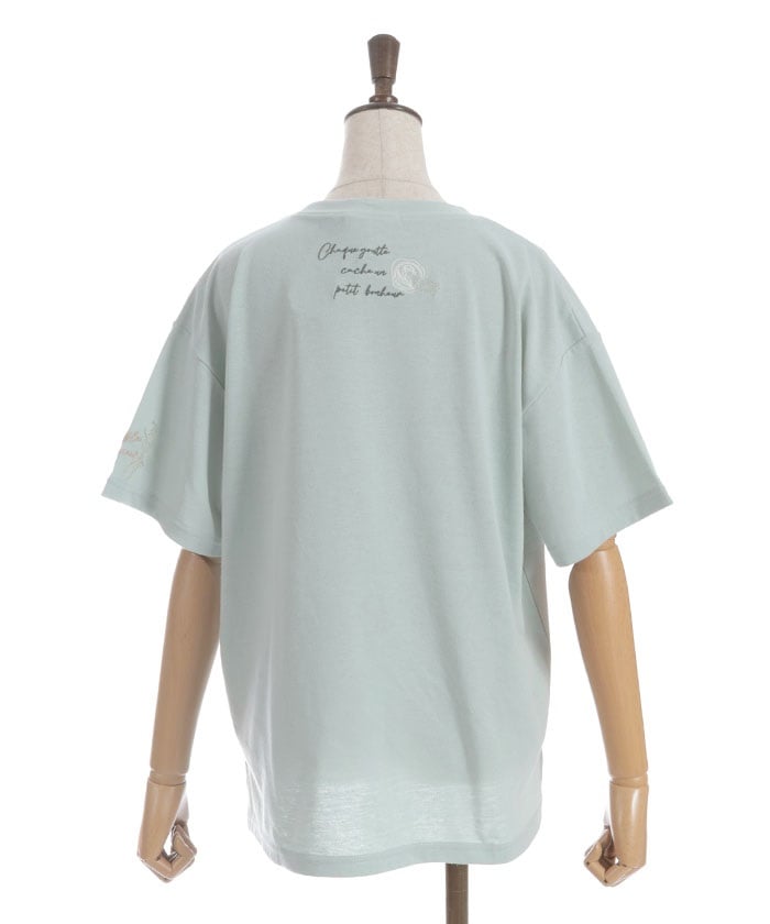 Quick-Dry Random Suzuran Embroidery T-Shirt