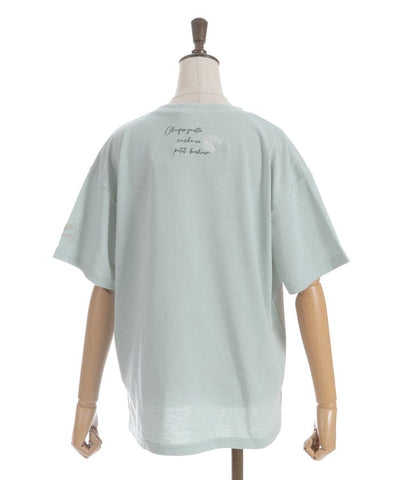 Quick-Dry Random Suzuran Embroidery T-Shirt
