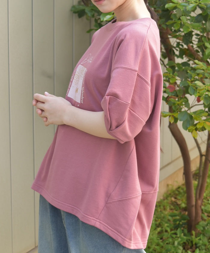 Print Cocoon Sweatshirt