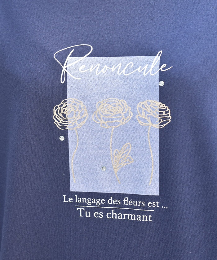 Print Cocoon Sweatshirt