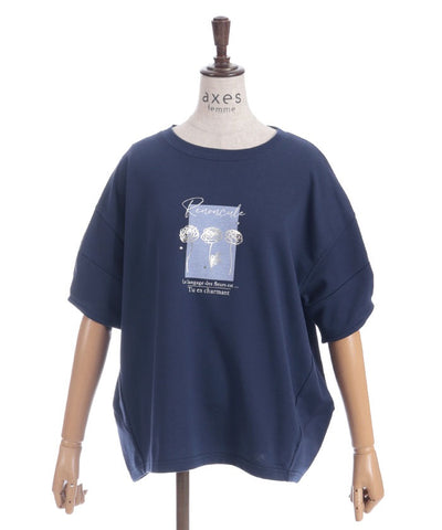 Print Cocoon Sweatshirt