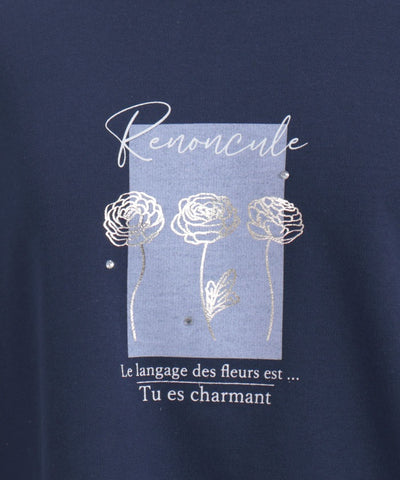 Print Cocoon Sweatshirt