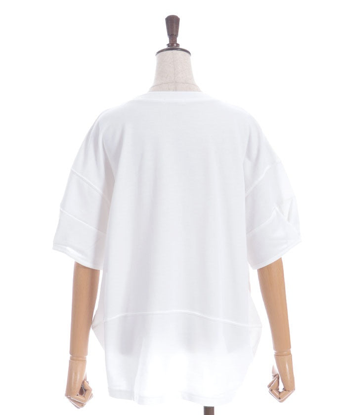 Print Cocoon Sweatshirt