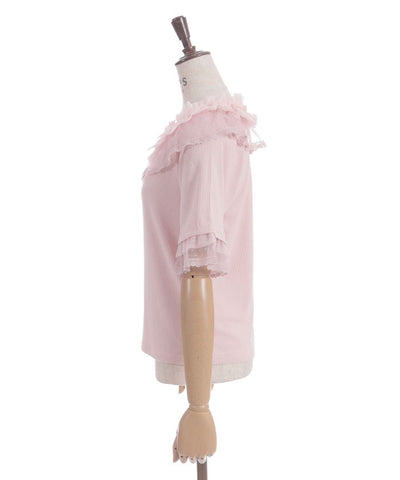 Dot & Tulle Frill Pullover