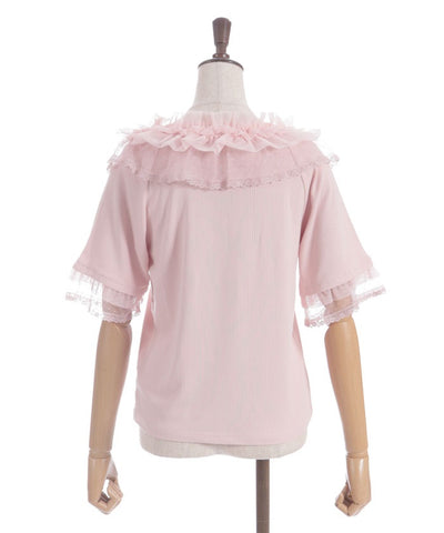 Dot & Tulle Frill Pullover