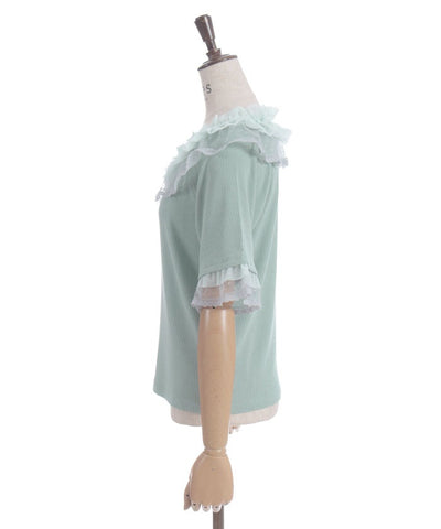 Dot & Tulle Frill Pullover
