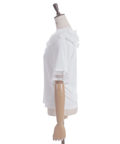 Dot & Tulle Frill Pullover