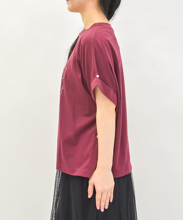 Contact Cooling Celestial Body Pattern Print T-Shirt