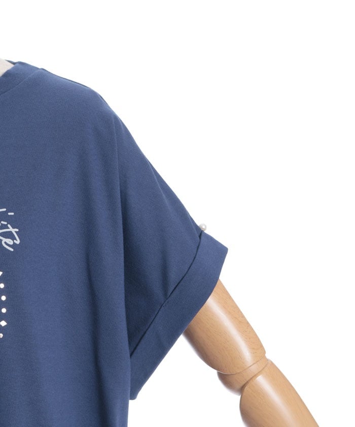 Contact Cooling Celestial Body Pattern Print T-Shirt