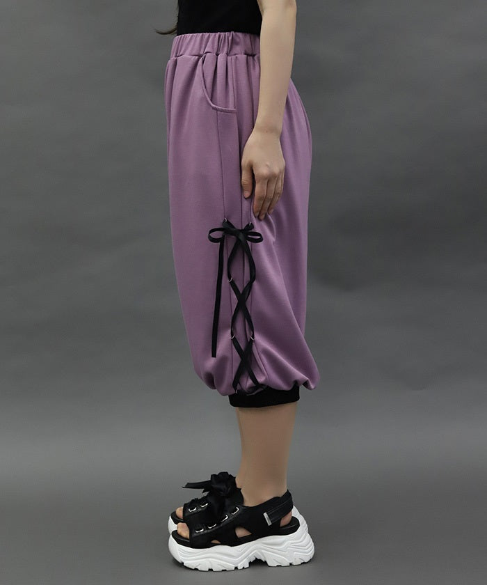 Chinese Button Balloon Pants – axes femme from JAPAN