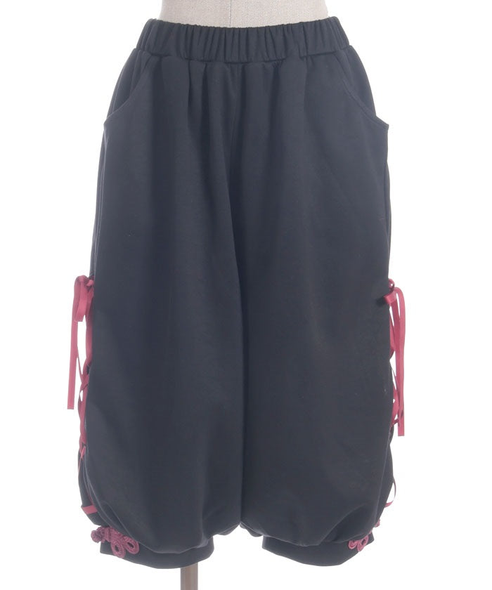 Chinese Button Balloon Pants – axes femme from JAPAN