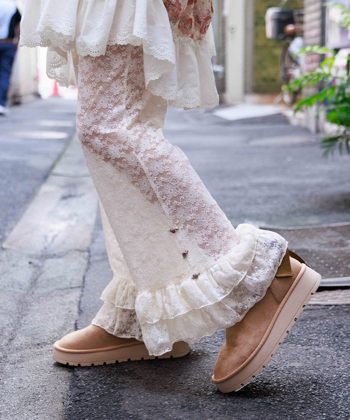 Lace Pants with Petticoat