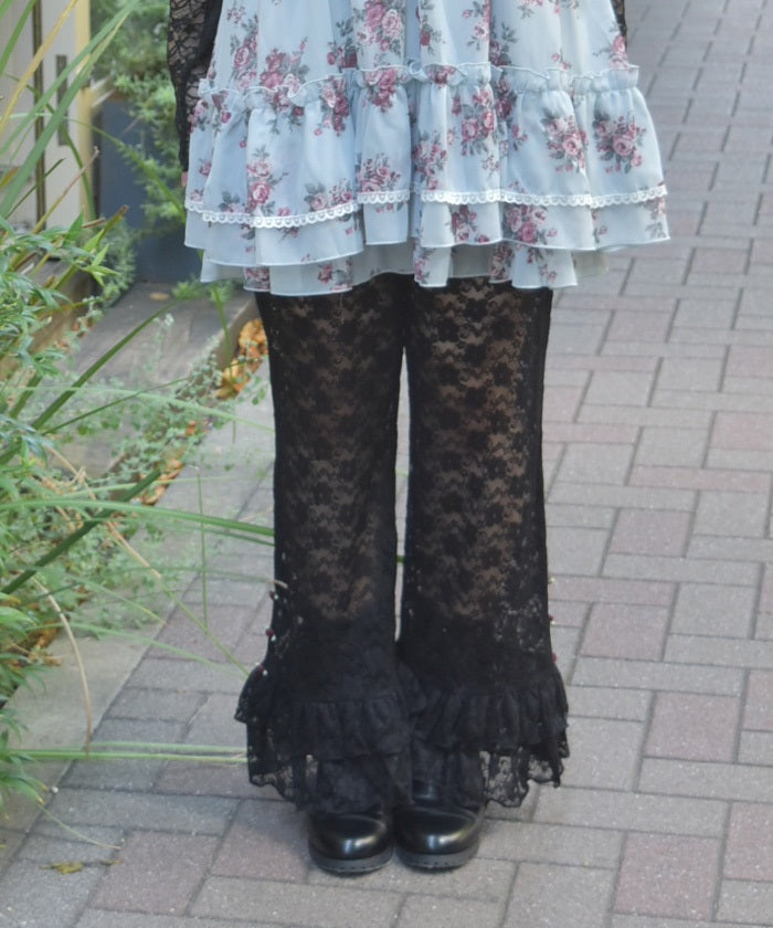 Lace Pants with Petticoat