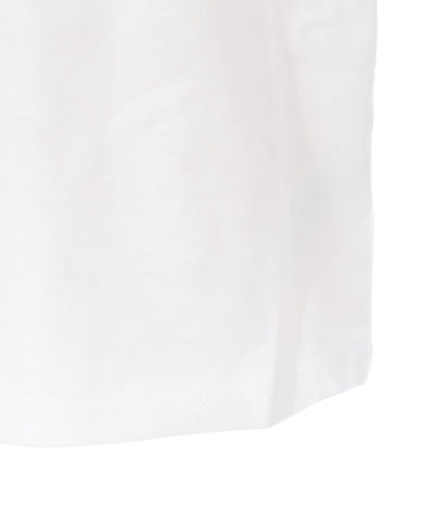 Ribbon & Lace Sleeve Lamé Embroidery T-Shirt