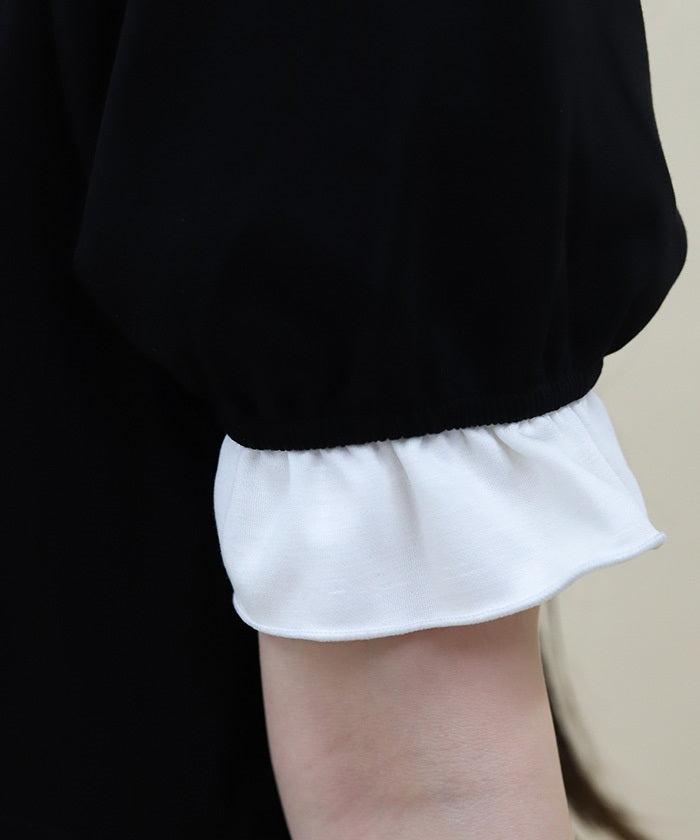 Bicolor Smooth Polo Dress