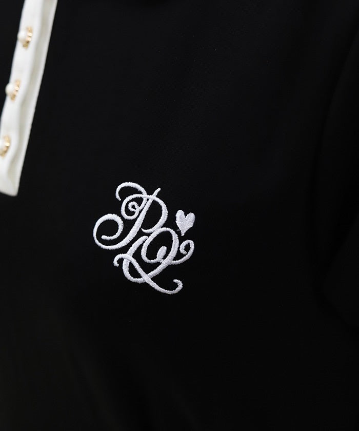 Bicolor Smooth Polo Dress