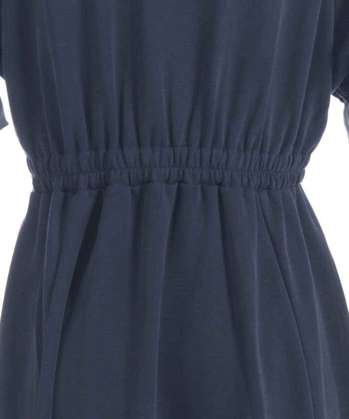 Bicolor Smooth Polo Dress