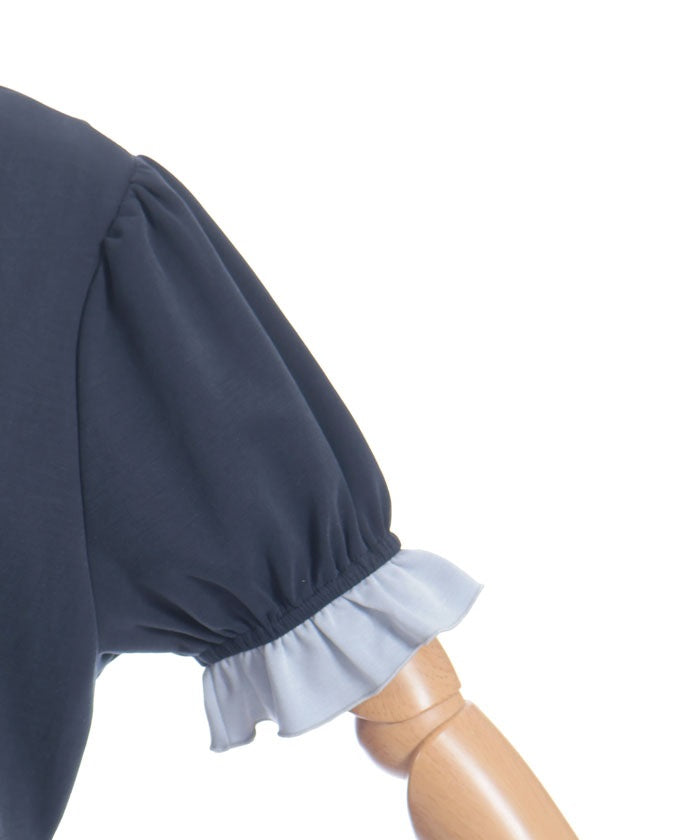 Bicolor Smooth Polo Dress