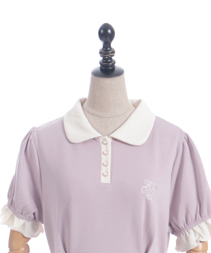 Bicolor Smooth Polo Dress