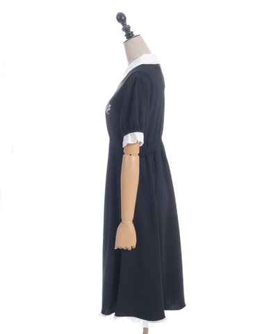 Bicolor Smooth Polo Dress