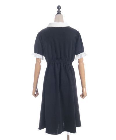 Bicolor Smooth Polo Dress