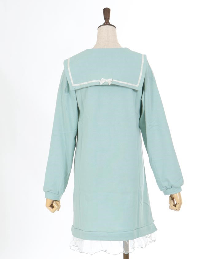 Zip Sailor Hoodie Dress – axes femme from JAPAN