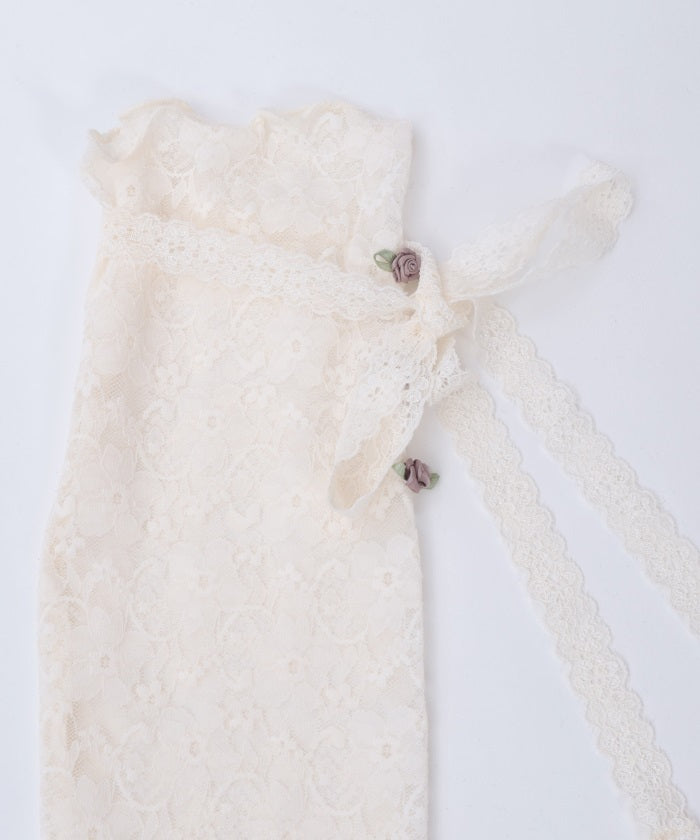 Rose & Ribbon Lace Socks