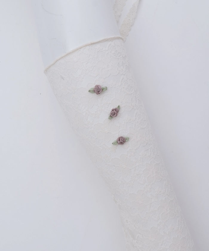 Rose & Ribbon Lace Socks