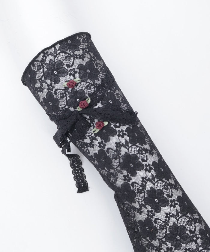 Rose & Ribbon Lace Socks