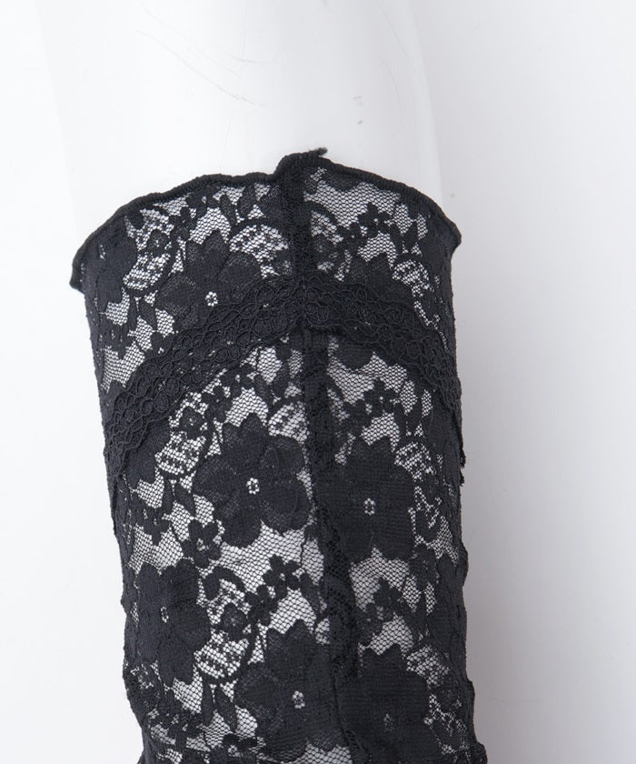 Rose & Ribbon Lace Socks