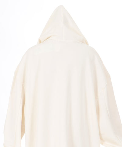 Brushed Boa Long Hoodie with Zip