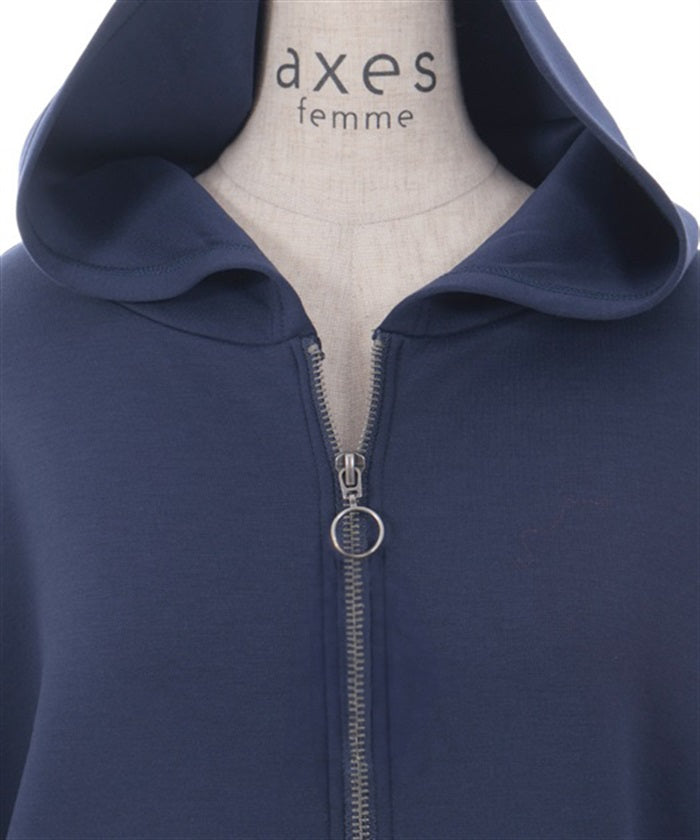 Drawstring Sleeve Hoodie