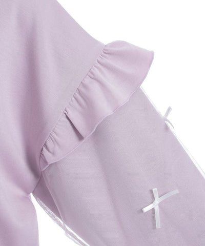 Many Ribbons Frill Hoodie