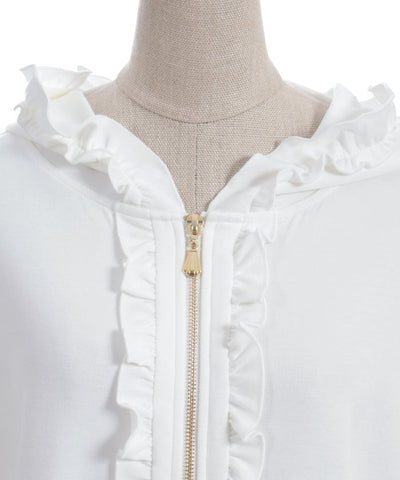 Many Ribbons Frill Hoodie