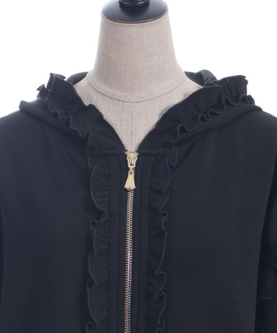 Many Ribbons Frill Hoodie