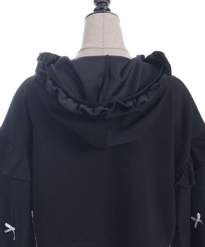 Many Ribbons Frill Hoodie