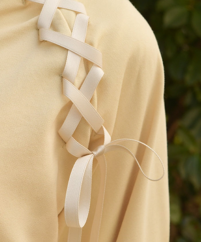 ゆず様　トップス　white UV Cut Lace-Up Hoodie – axes femme from JAPAN