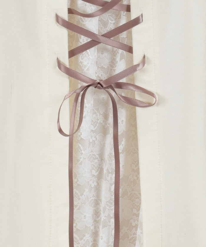 Rose Ribbon Back Lace Hoodie – axes femme from JAPAN