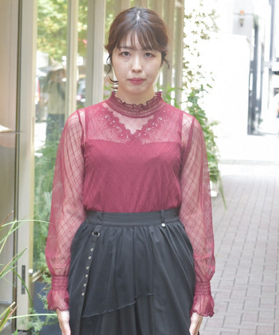 Frill Sleeve Sheer Inner