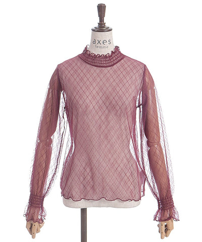 Frill Sleeve Sheer Inner