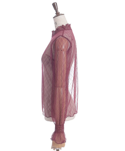 Frill Sleeve Sheer Inner